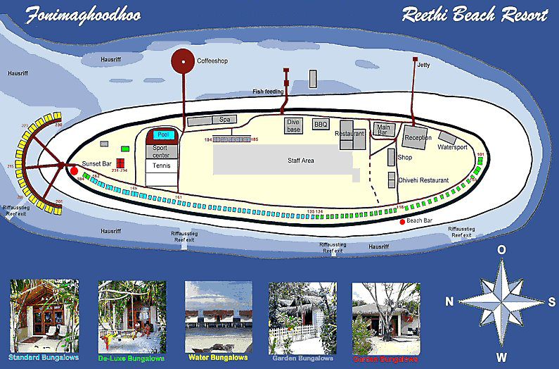 Reethi faru resort карта