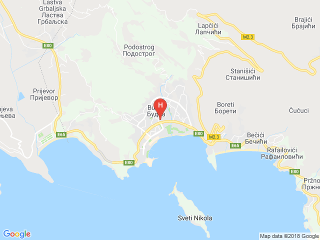Черногория бар карта гугл